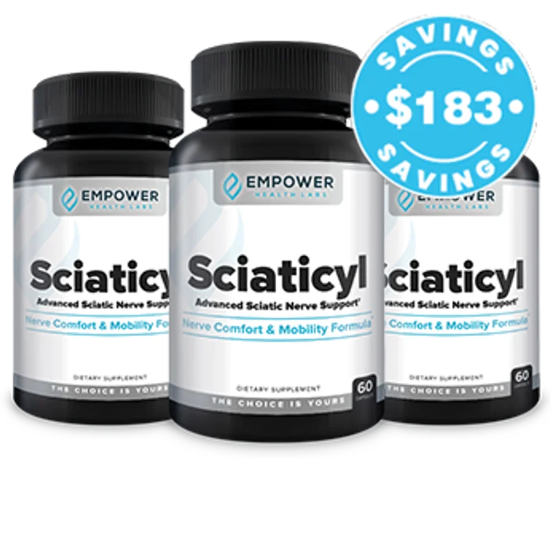 Sciaticyl Joint & Mobility Health — 3 Bottle / 90 Day Pack