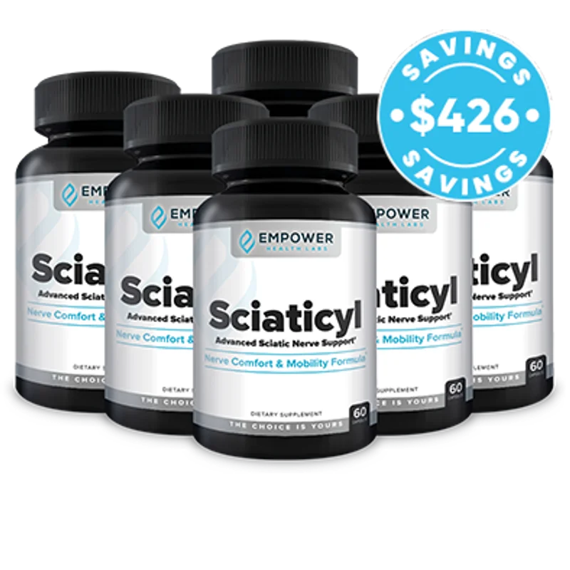 Sciaticyl Joint & Mobility Health — 6 Bottle / 180 Day Pack